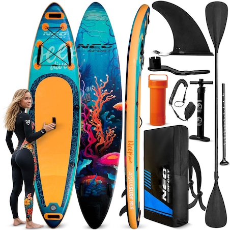Deska SUP do pływania pompowana Paddle Aquasurf 320cm Neo-Sport