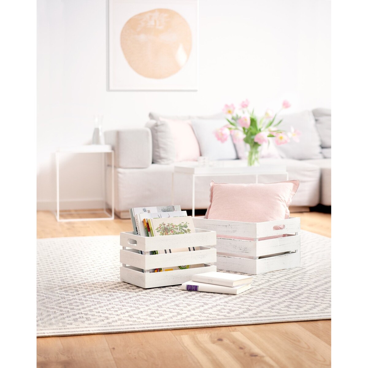 Skrzynia do przechowywania VINTAGE, drewniana, 31x21x19 cm, ZELLER