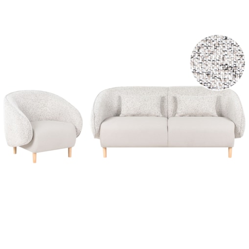 Komplet wypoczynkowy UMEA Jasnobeżowy