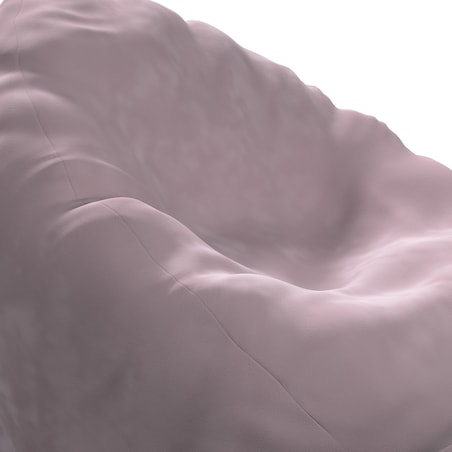 Worek do siedzenia Bowli, zgaszony róż, Ø60 x 105 cm, Posh Velvet