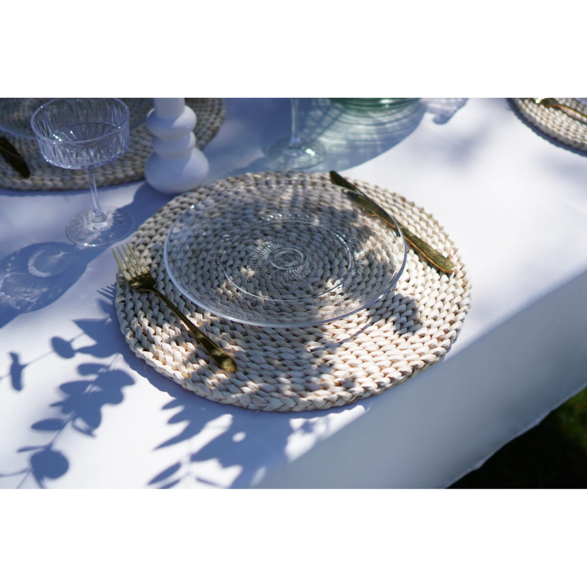 Szary Obrus Ogrodowy Wodoodporny 140x280 GAIA