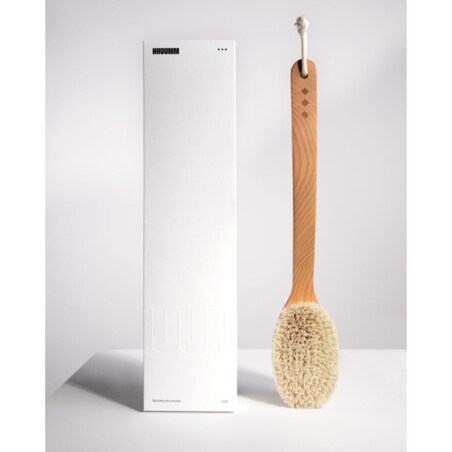 Szczotka do masażu ciała – włókno tampico, wersja gięta, No.6P