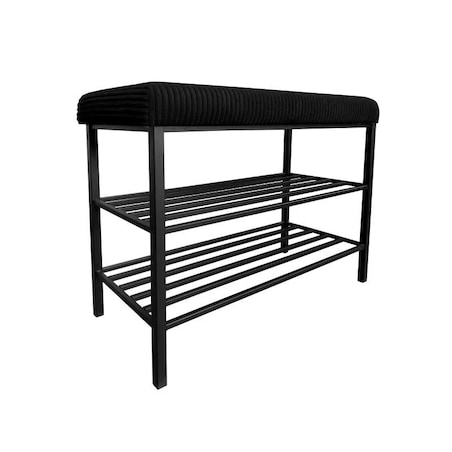 Stojak na buty z siedziskiem GAJA POSO-135 czarny