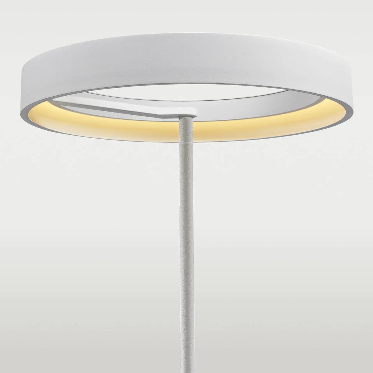 Lampa stojąca Osaka f01017wh Cosmolight LED 28W 3000K ring metal biała