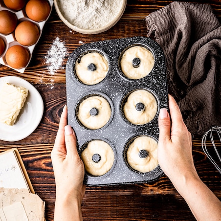 Forma do pieczenia 6 muffinów babeczek z powłoką nieprzywieralną KLAUSBERG