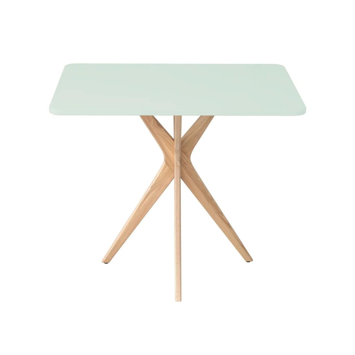 Stół CUTTI 55x80 miętowy/jesion
