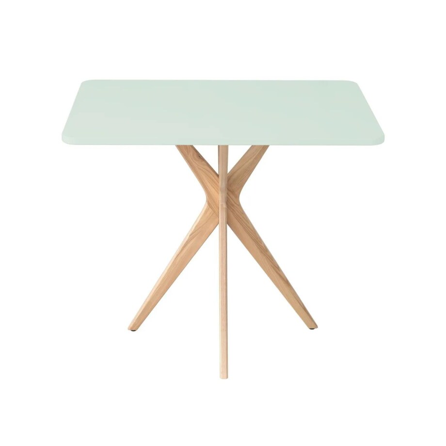 Stół CUTTI 55x80 miętowy/jesion