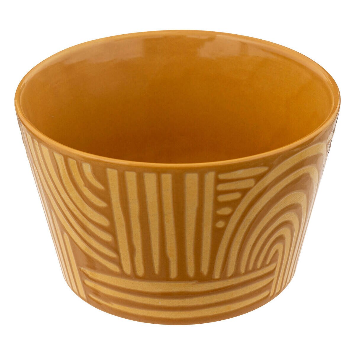 Miska ceramiczna z geometrycznym wzorem SOLEYA, 570 ml