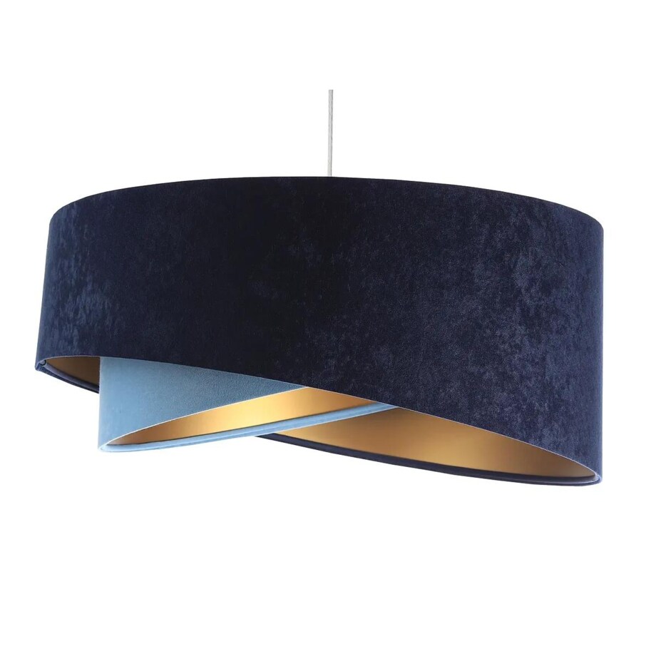 Lampa wisząca THUNDERCLOUD BLUE granatowa/złota