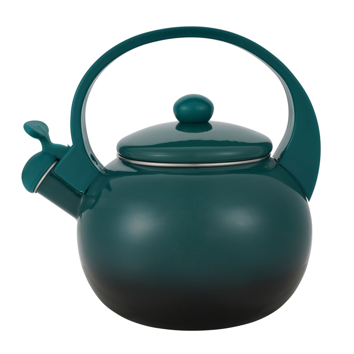 Czajnik Emaliowany Retro 2.2L Zielony Z Gwizdkiem Stal Węglowa Indukcja Gaz