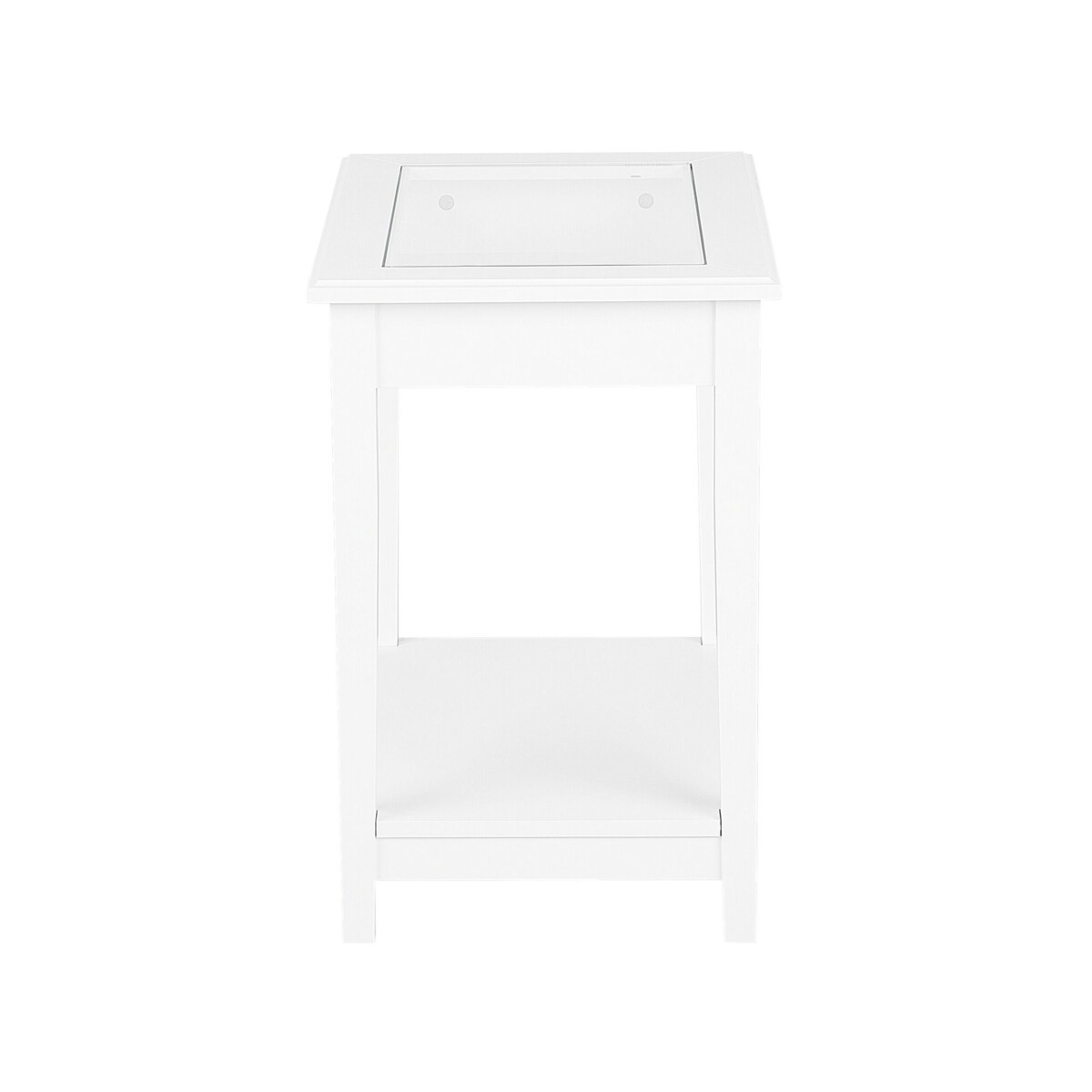 Stolik szklany biały ATTU