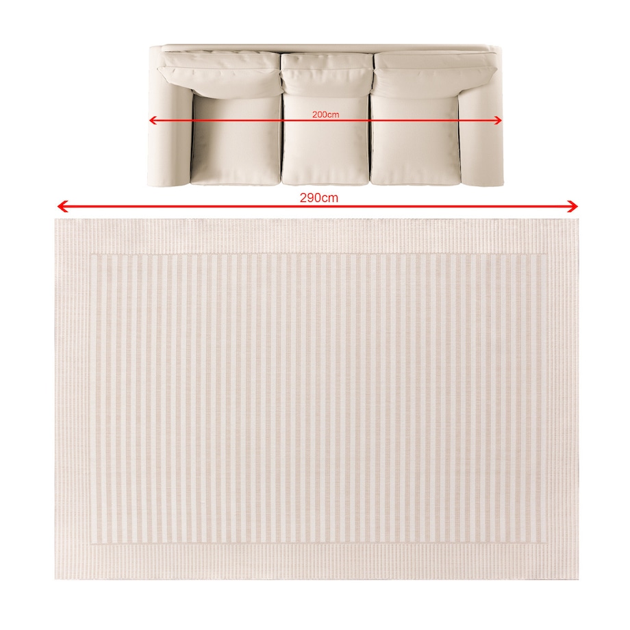 Dywan Lunara cream 200x290 cm, 200x290 cm