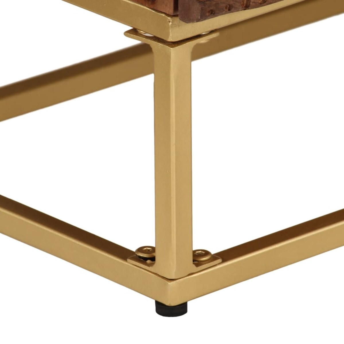 vidaXL Komoda, 55x30x76 cm, lite drewno mango i żelazo