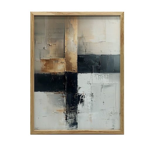 Stylowy Minimalizm, 40x50 cm, rama drewniana jasny dąb, papier matowy 230 gsm