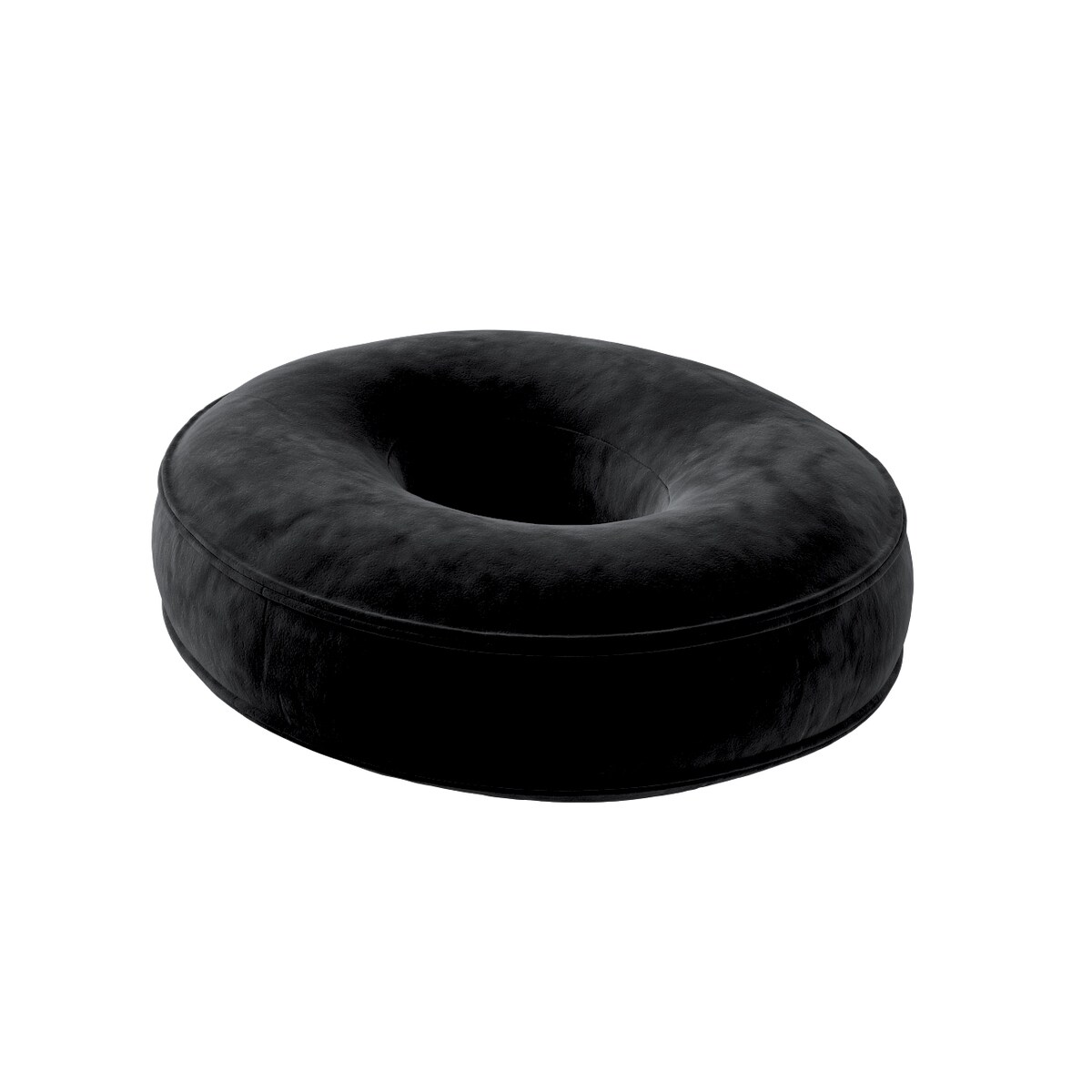 Poduszka literka O, głęboka czerń, 30x40cm, Posh Velvet