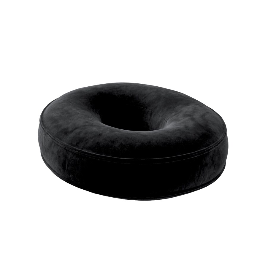 Poduszka literka O, głęboka czerń, 30x40cm, Posh Velvet