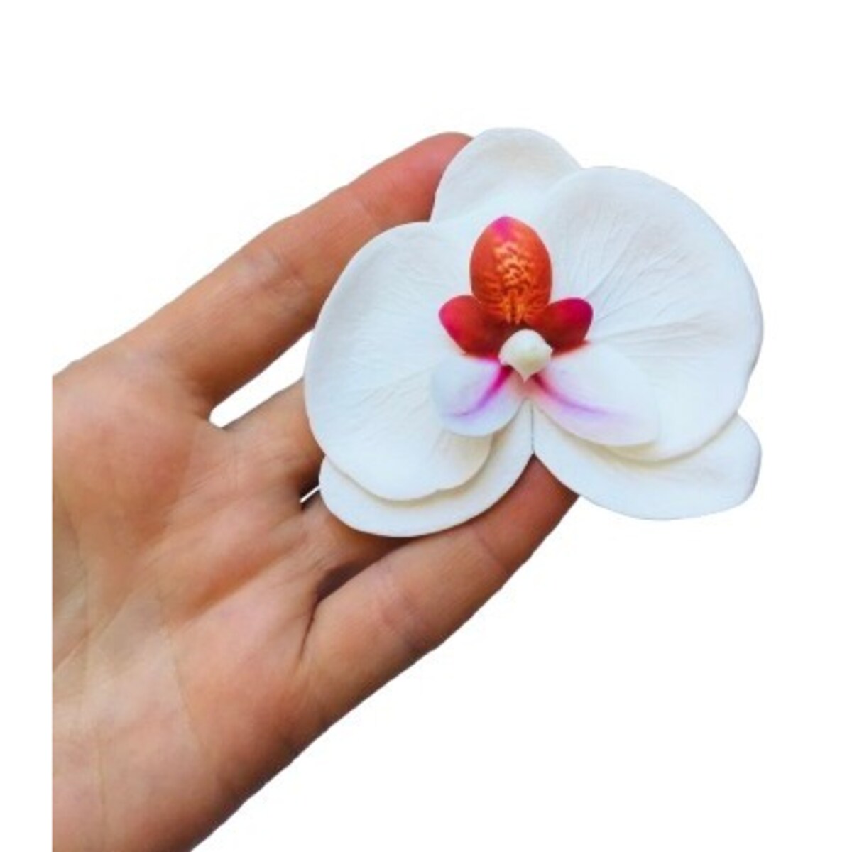 BIAŁY STORCZYK MYDLANY kwiaty na bukiet prezent dekoracja upominek box ślub