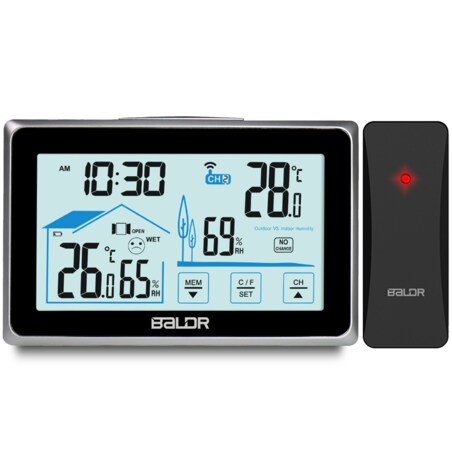 Bezprzewodowa stacja pogodowa pogody higrometr Baldr