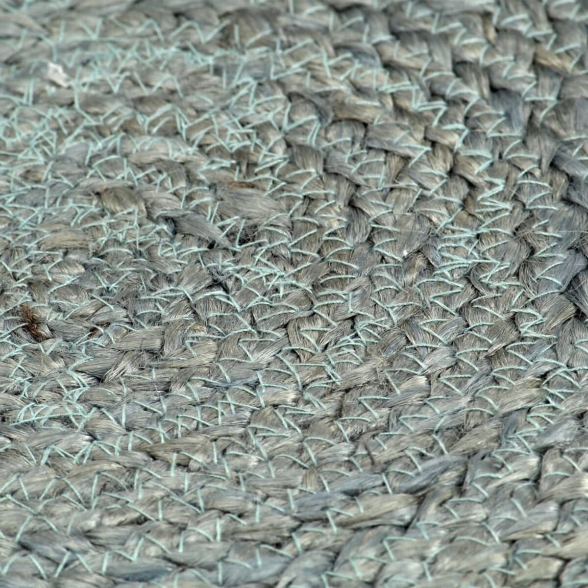 vidaXL Maty na stół, 4 szt., gładkie, oliwkowe, 38 cm, okrągłe, juta