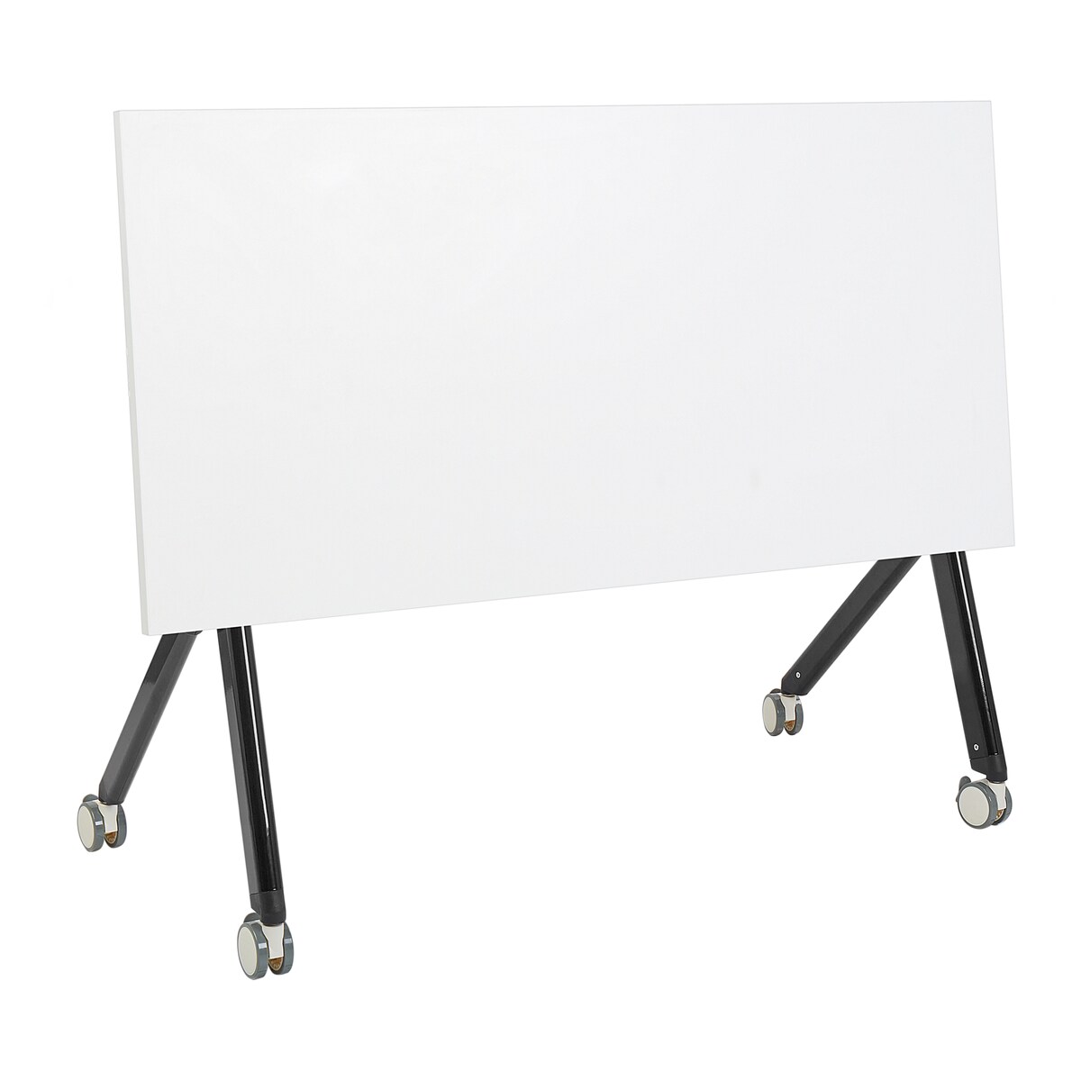Składane biurko BENDI Biały 120 cm 60 cm z kółkami