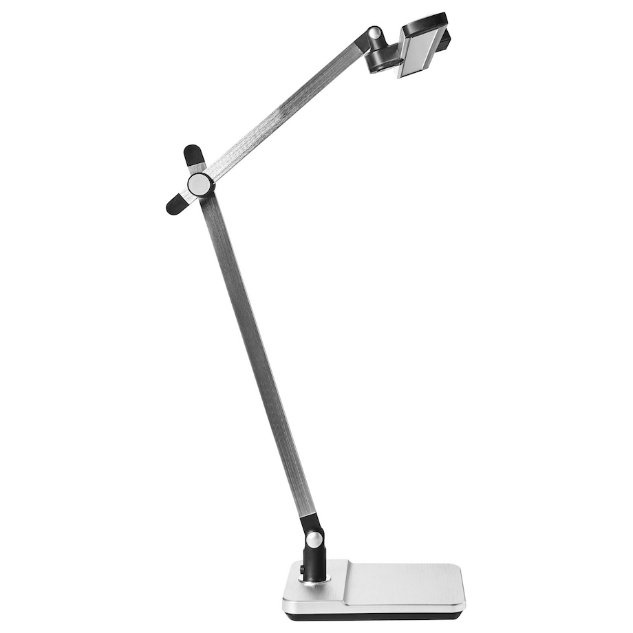 Lampa biurkowa LED SERPENS Ze ściemniaczem Srebrny