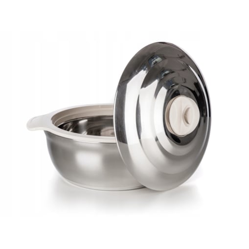 TERMOS OBIADOWY NA JEDZENIE garnek termiczny na prezent obiad stalowy 1,2 L