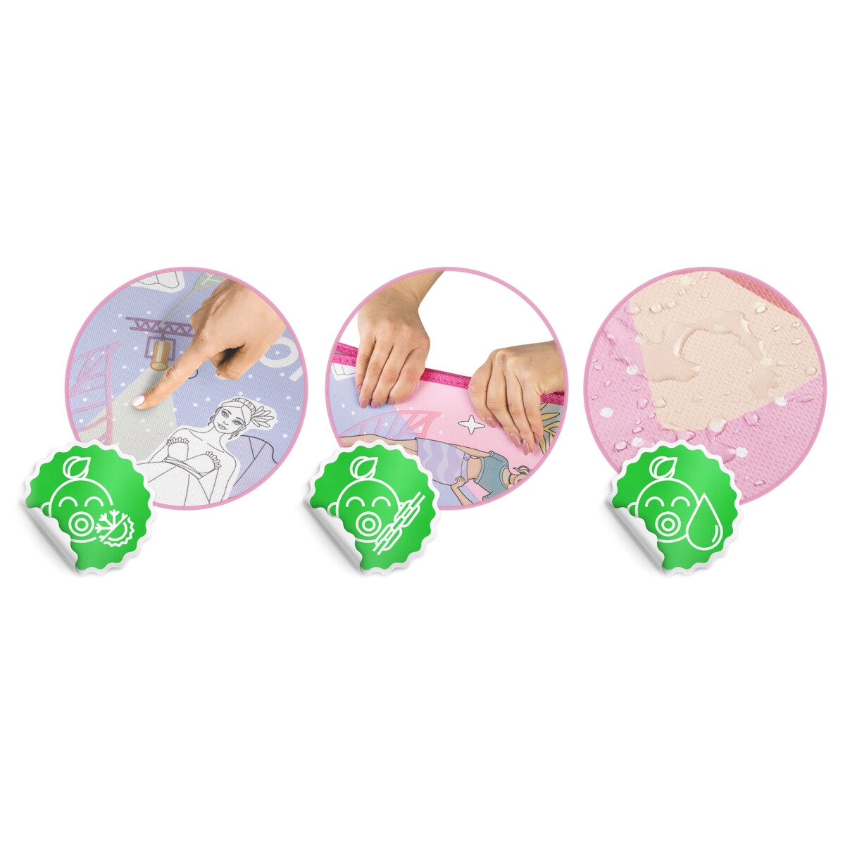 Mata edukacyjna piankowa dywan do malowania 92x120 cm zmywalna Ricokids