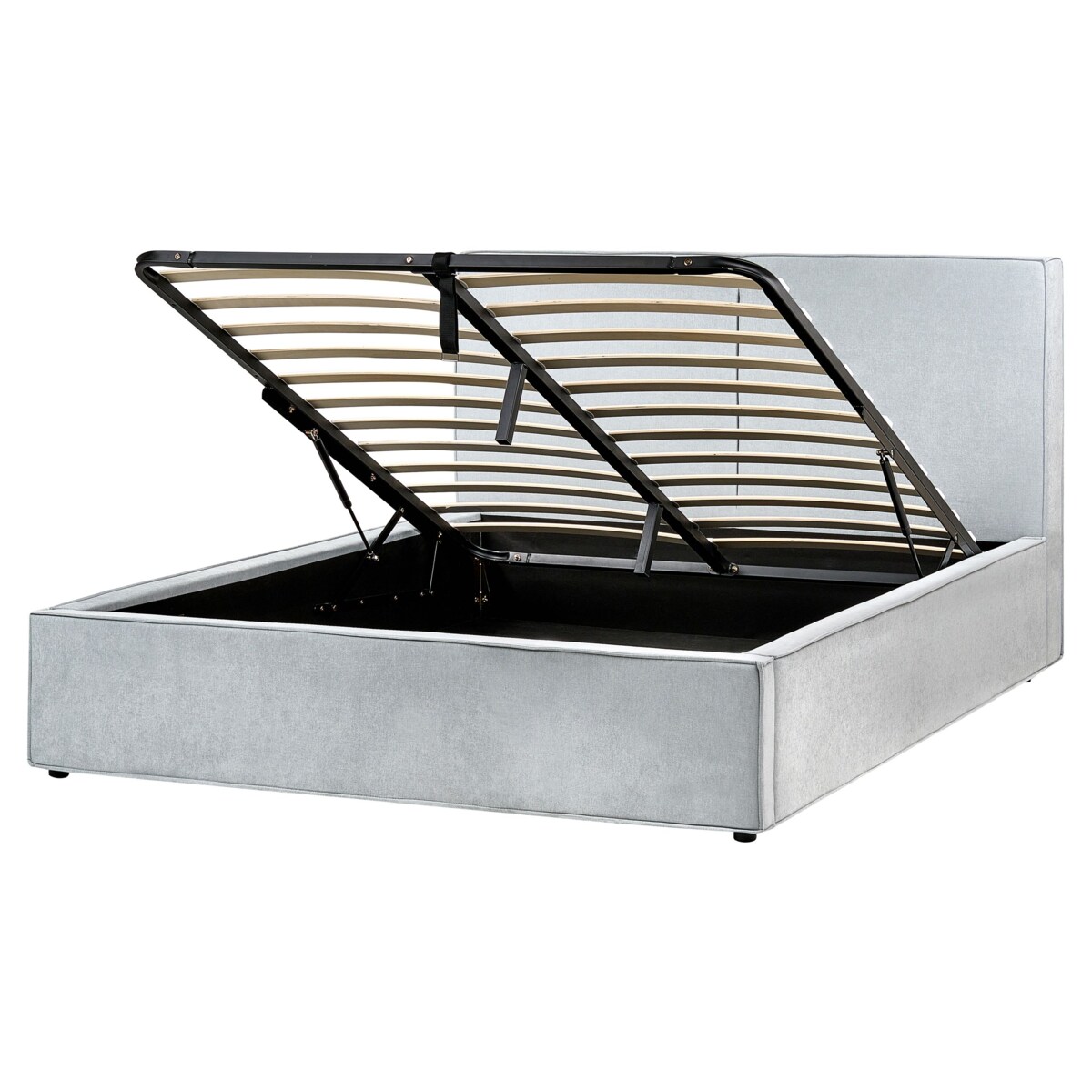 Łóżko z pojemnikiem MOISSAC 160 x 200 cm Błękitny