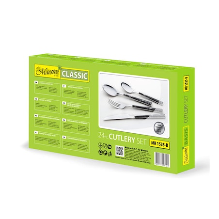 Maestro komplet sztućców 24 elementy mr-1535b MR1535B24
