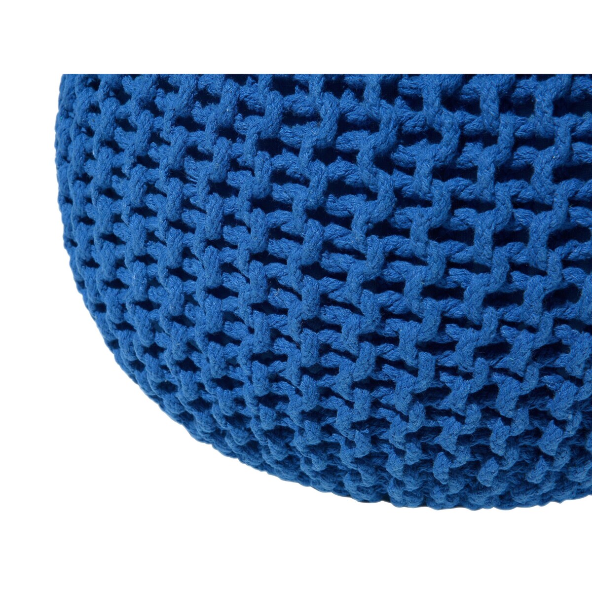 Puf 50 x 35 cm ciemnoniebieski CONRAD