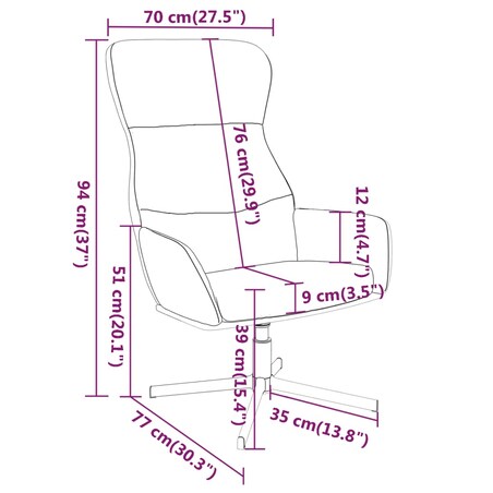 vidaXL Fotel, czarny, obity aksamitem