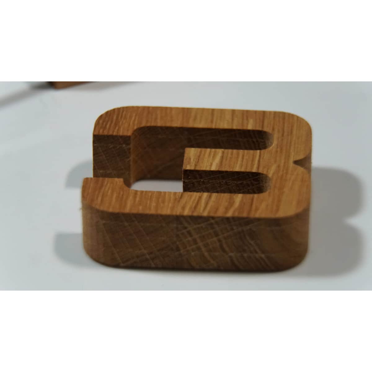 Drewniany zegar ścienny dębowy EKO 75cm