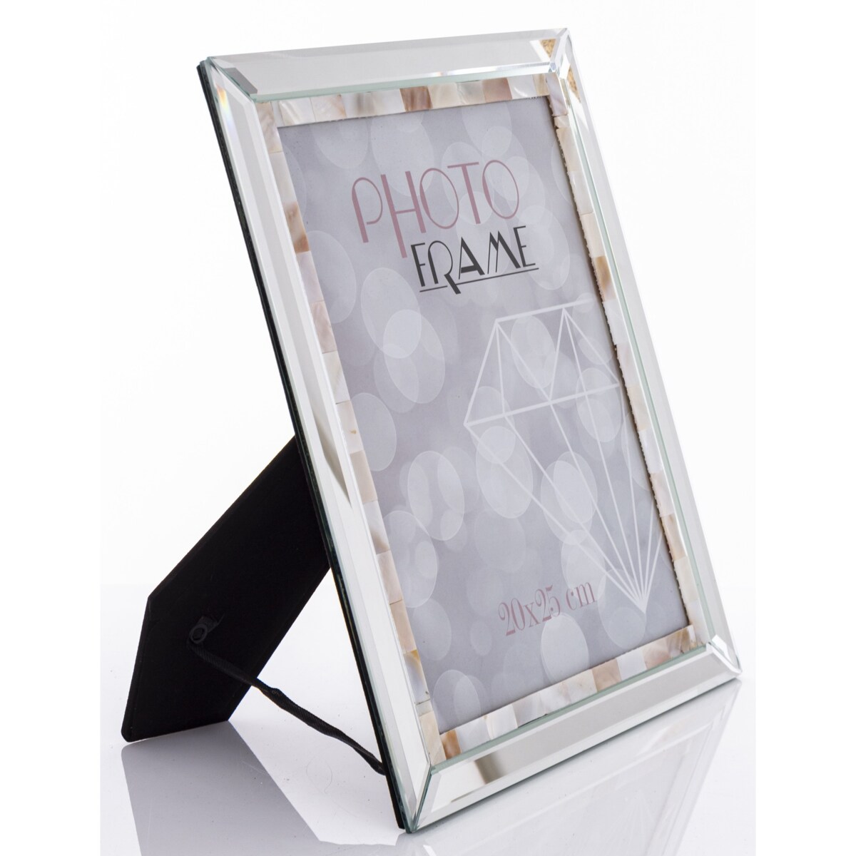 Ramka na zdjęcia 30,5x25,5 cm kremowo-srebrna ROMICH