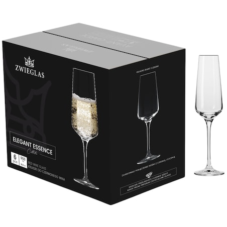 Kieliszki do szampana ZWIEGLAS by Krosno komplet 6szt 200ml