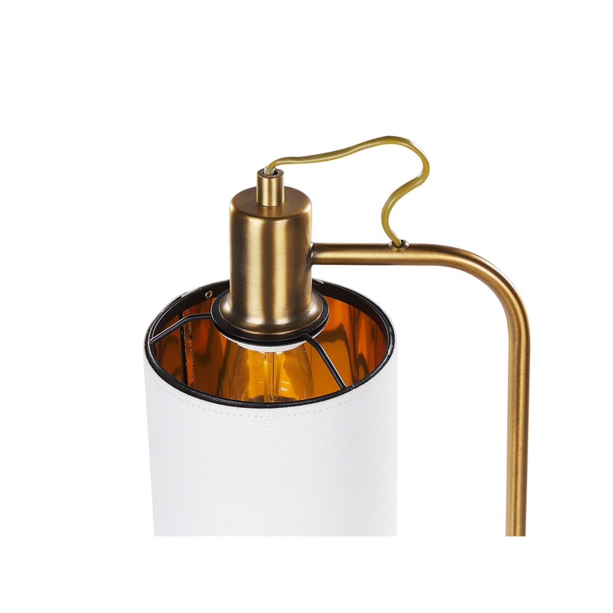 Lampa stołowa metalowa miedziana LIBERIA