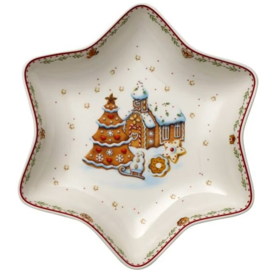 Miska-gwiazda Piernikowa wioska Winter Bakery Delight, 24,5 cm, Villeroy & Boch