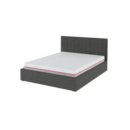 Mesonica Łóżko Bufo, pasy antracyt 180x200