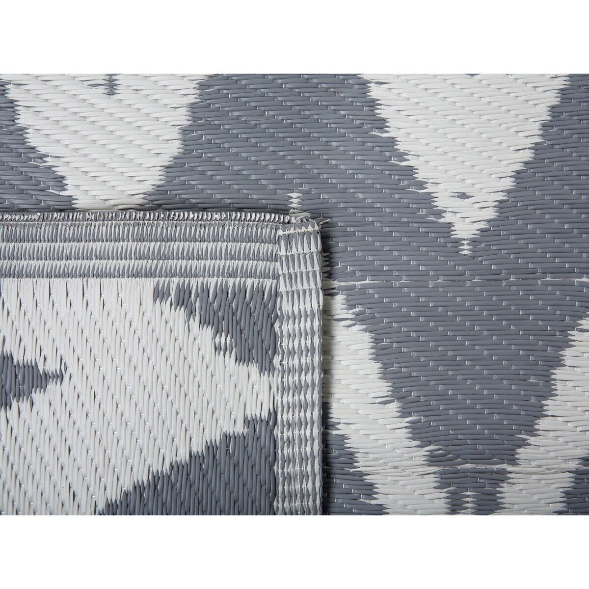 Dywan zewnętrzny 90 x 180 cm szary SIRSA