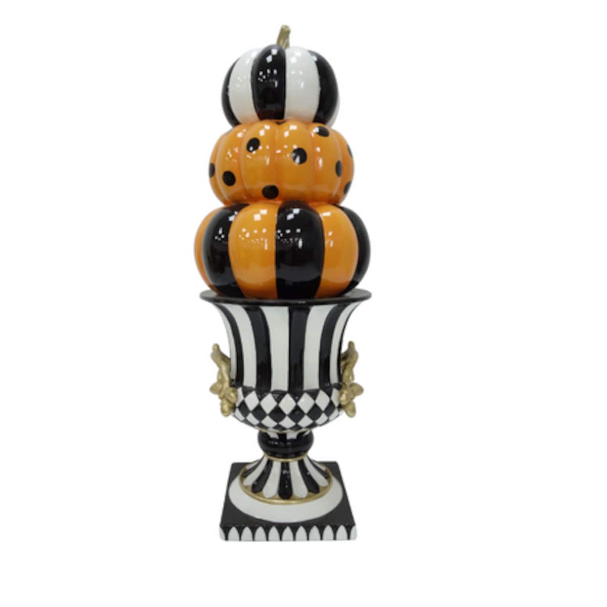 Dekoracja Halloween - wieża z 3 dyń 69x25x25 cm TURRIS-6 na paterze