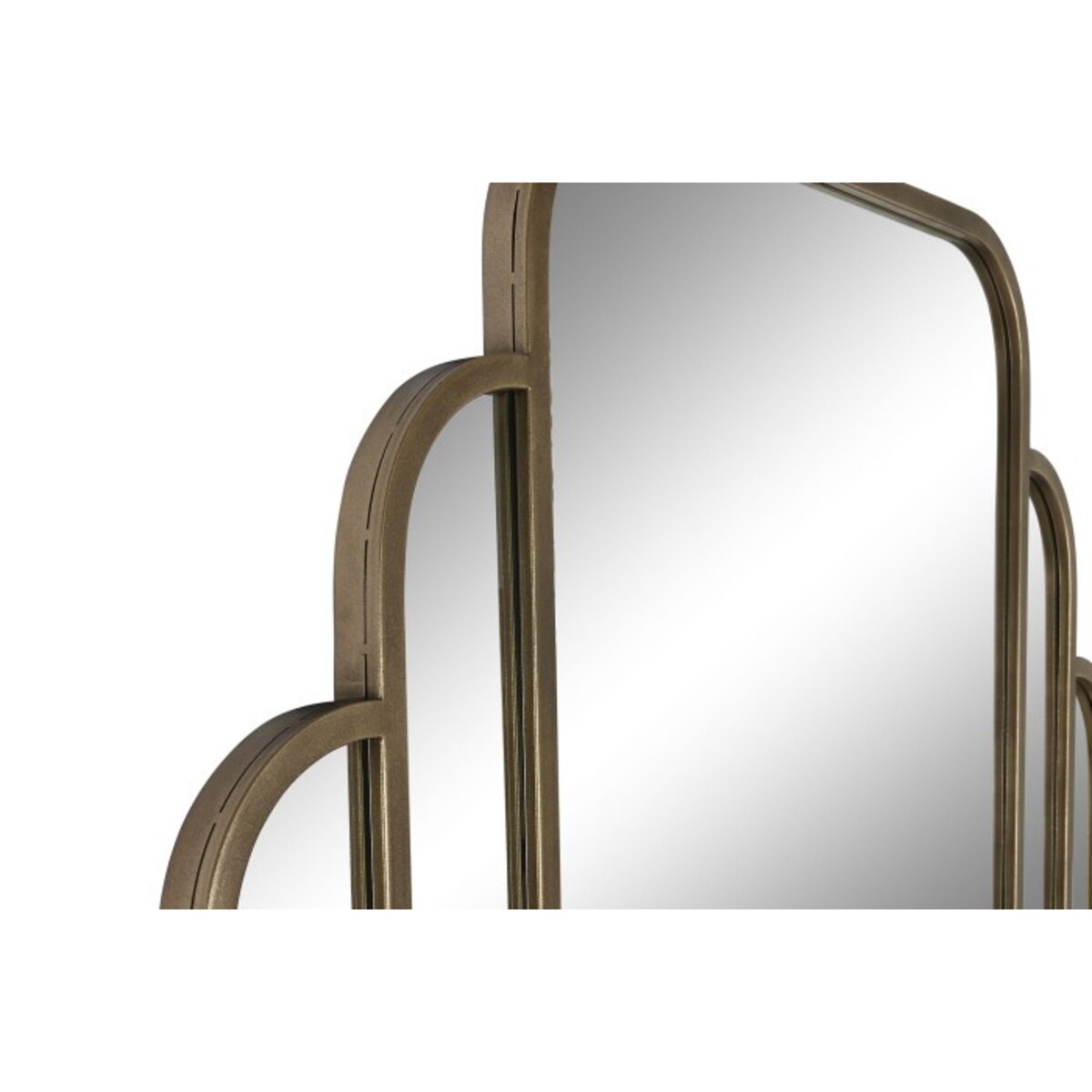 Bardzo duże lustro w metalowej ramie 122x3x208 cm