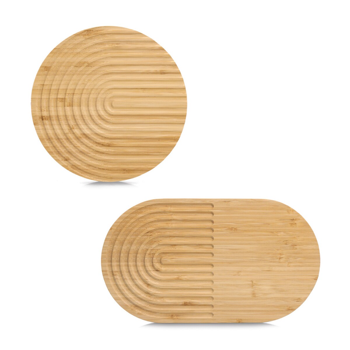 Bambusowa podkładka pod garnki ZELLER, okrągła, Ø 25 cm, kolor beżowy