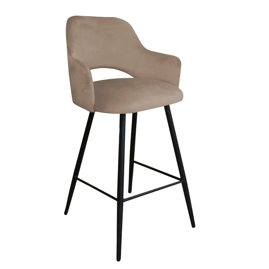 Hoker niski NAPO VELVET beżowy