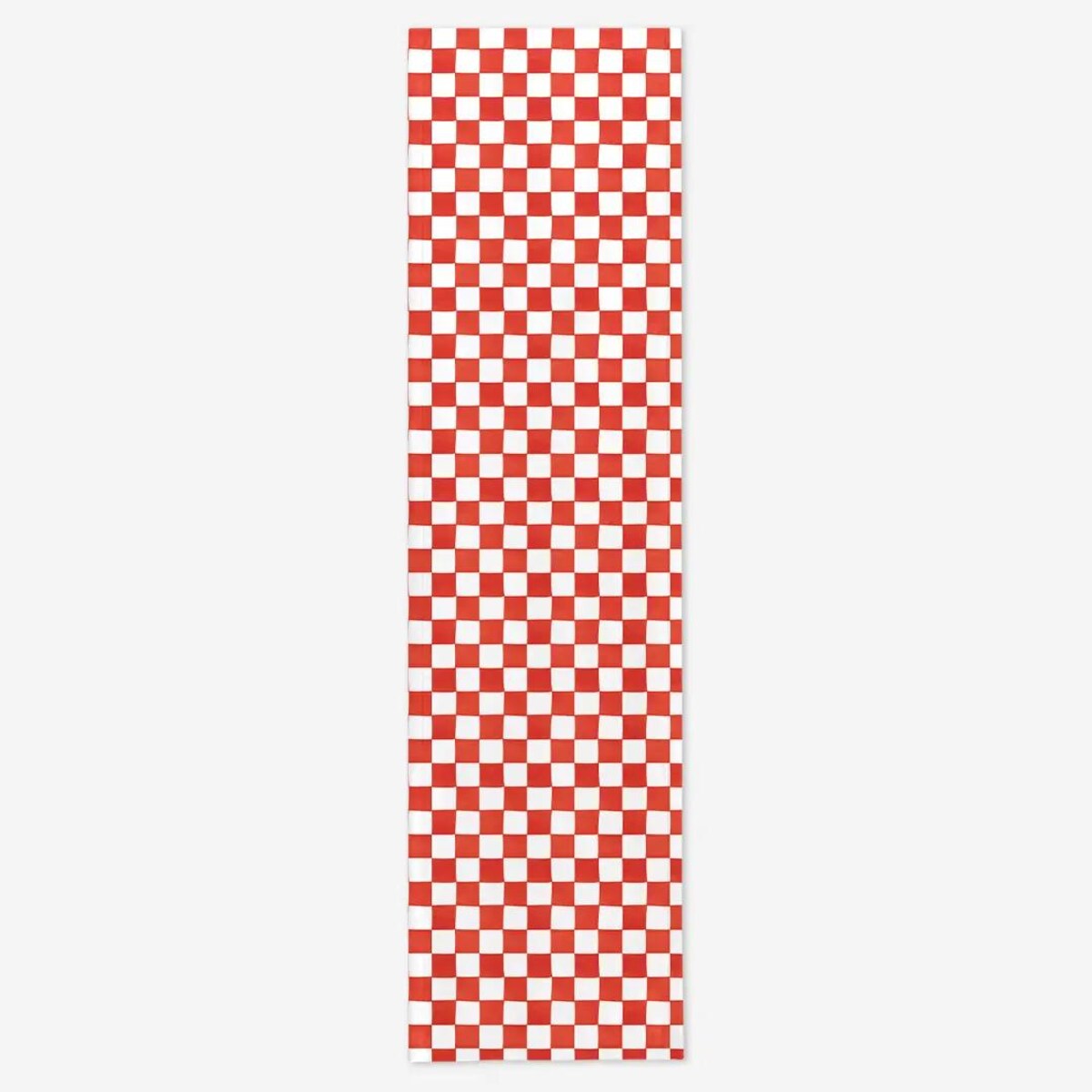 Bieżnik świąteczny - czerwona krata - 35x130