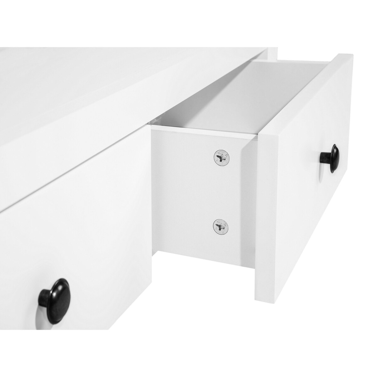 Szafka RTV biała BERKELEY