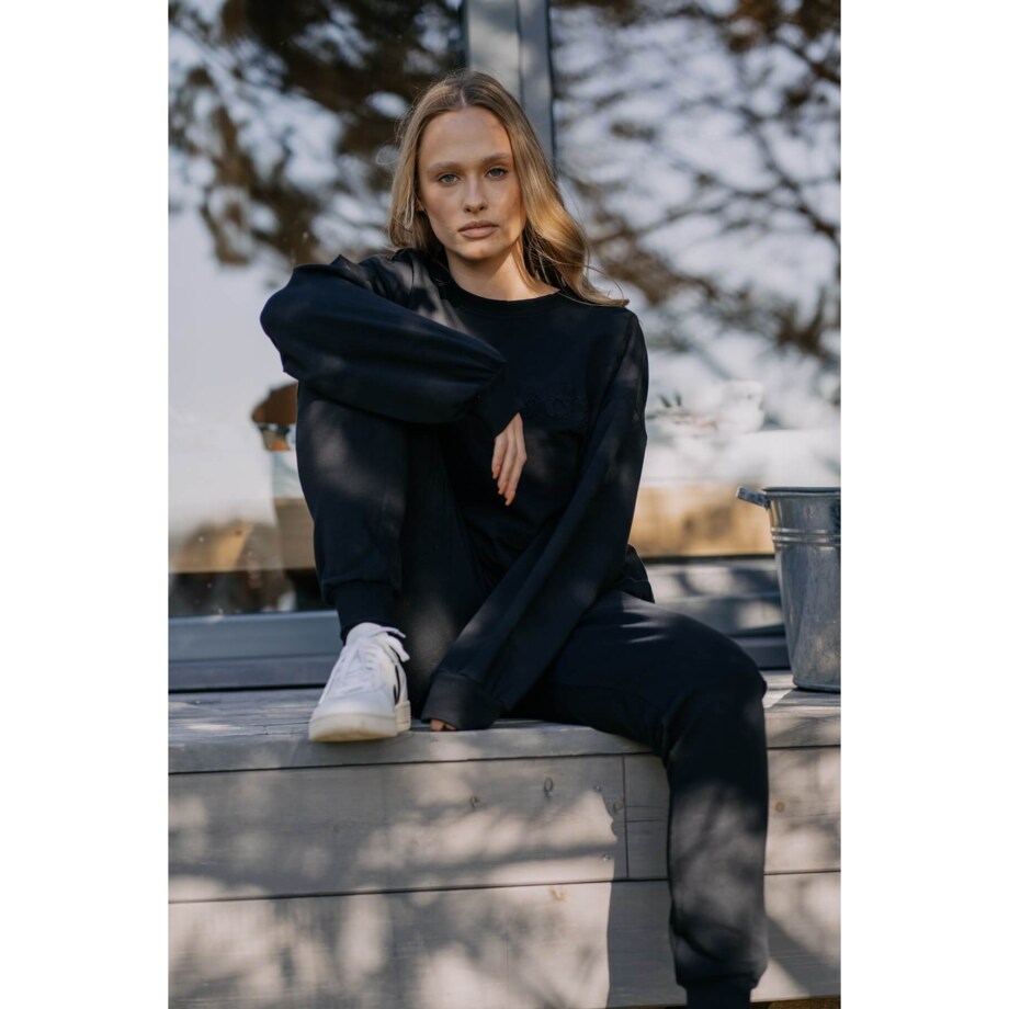 Spodnie typu jogger czarne S