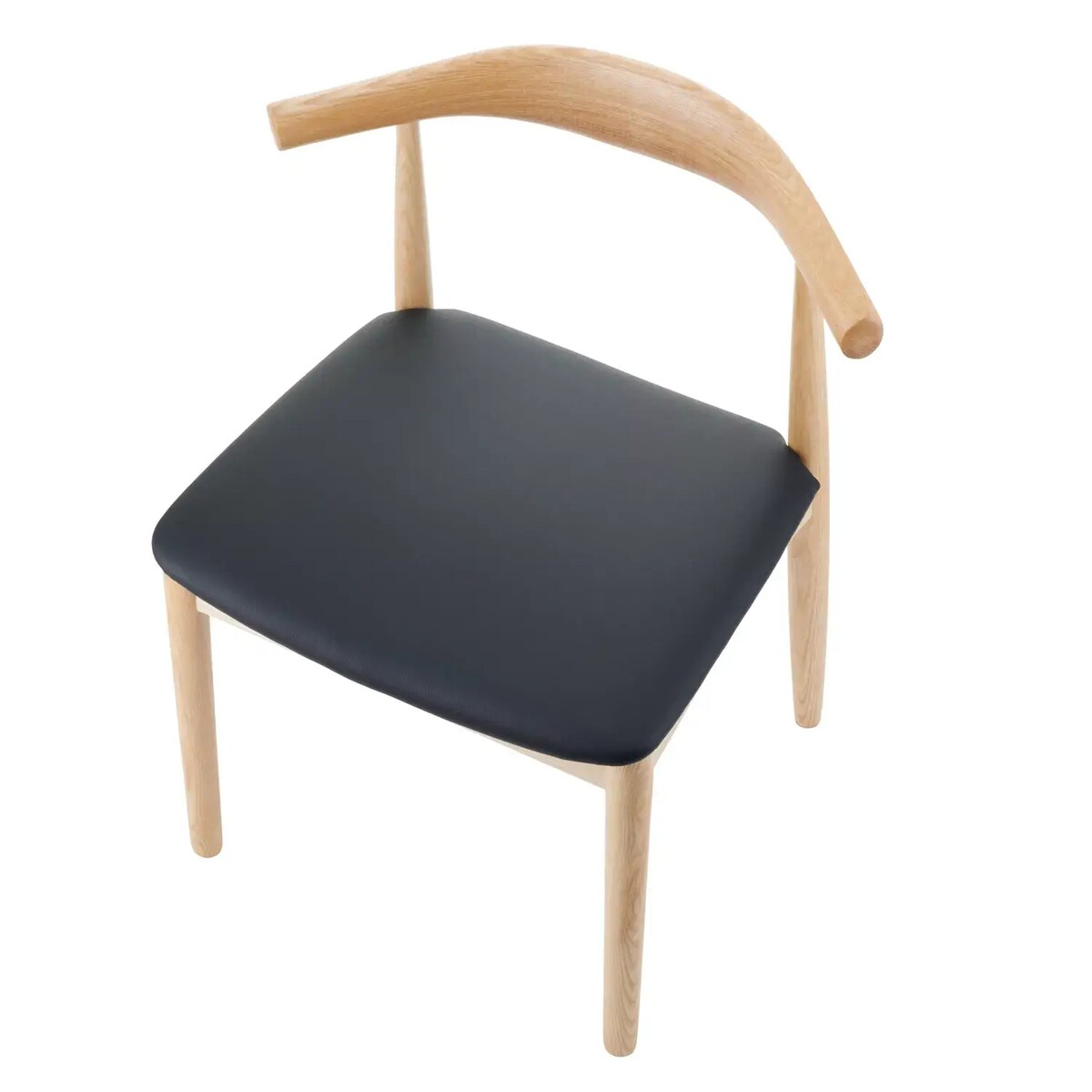 Skandynawskie krzesło Classy MH-003CH-N do kuchni drewniane czarne, Step Into Design