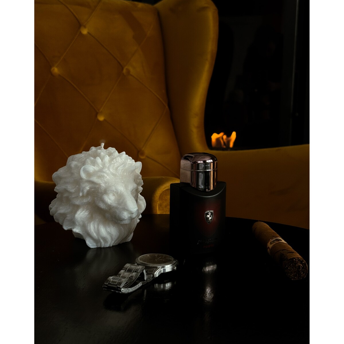 VERKOI Świeca Ozdobna Lion Head