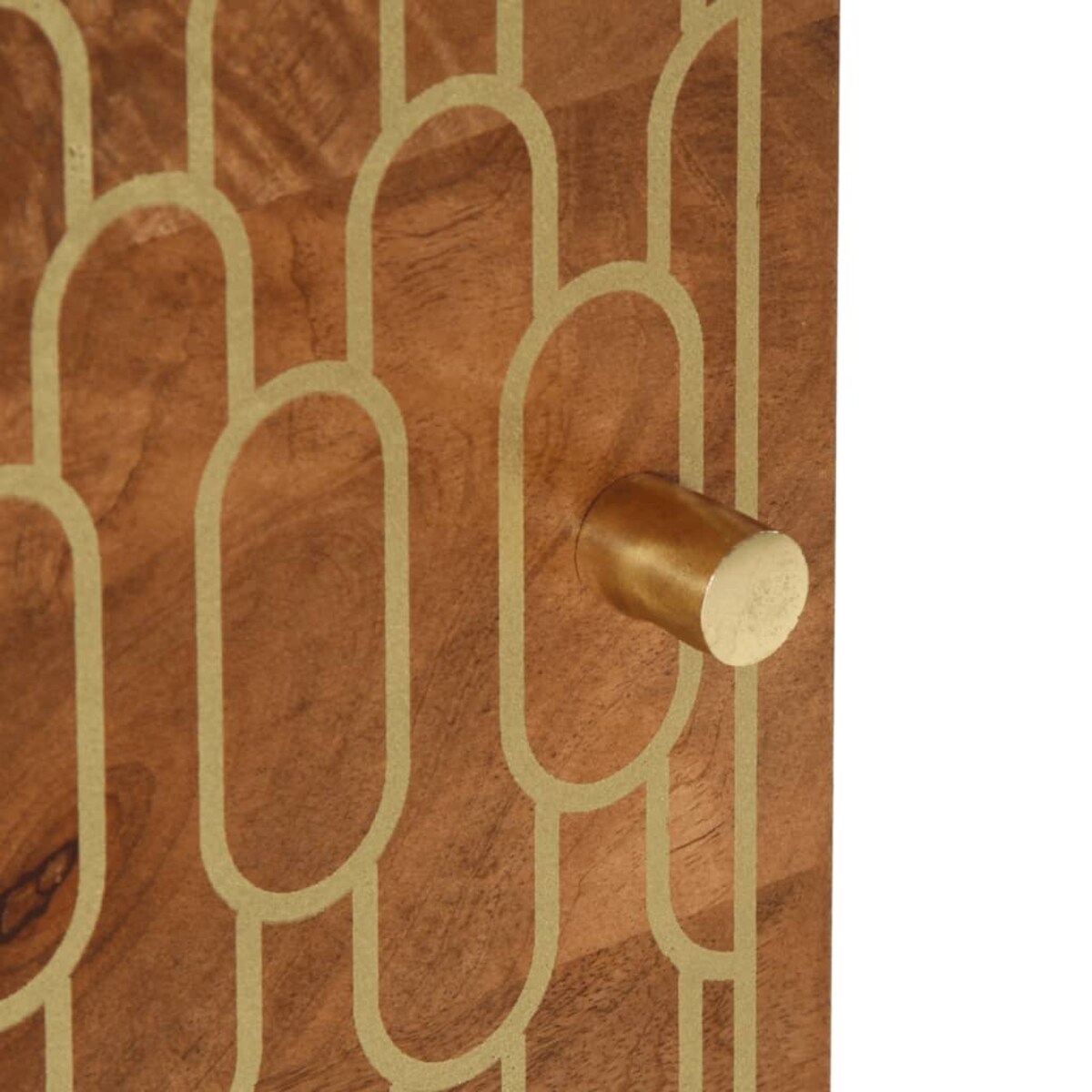 vidaXL Szafka nocna, 40x33x46 cm, lite drewno mango