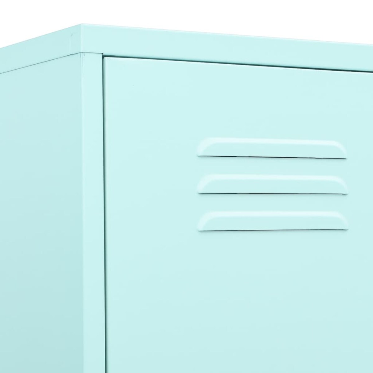 vidaXL Szafa zamykana na klucz, miętowa, 35x46x180 cm, stalowa