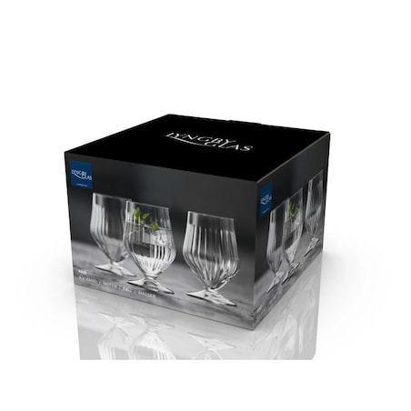 Szklanki do wody na nóżce 400 ml Ane zestaw 4 sztuk 37051